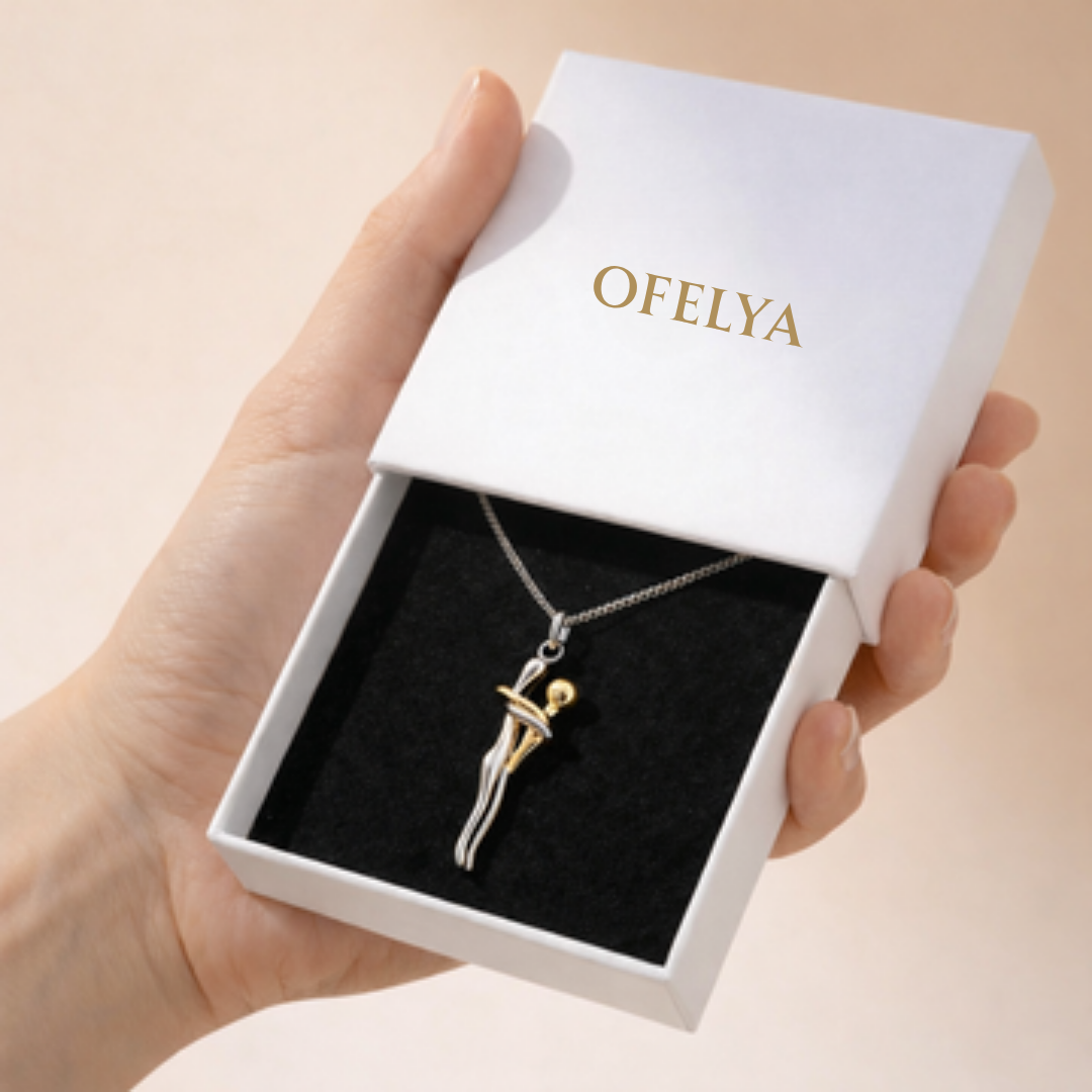 Écrin cadeau Ofelya offert avec le collier