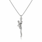 Collier Amour Éternel argent 925 plaqué or 18 carats