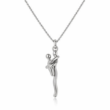 Collier Amour Éternel argent 925 plaqué or 18 carats