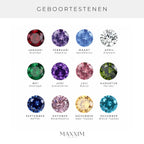 SIDEWAYS BIRTHSTONE BRACELET