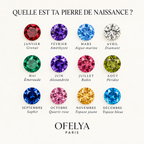 Bracelet à initiales et pierres de naissance