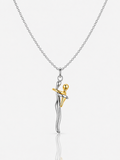 Collier Amour Éternel plaqué or 18K et argent 925 - Ofelya