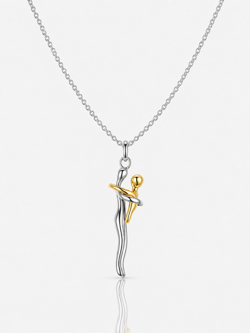 Collier Amour Éternel plaqué or 18K et argent 925 - Ofelya