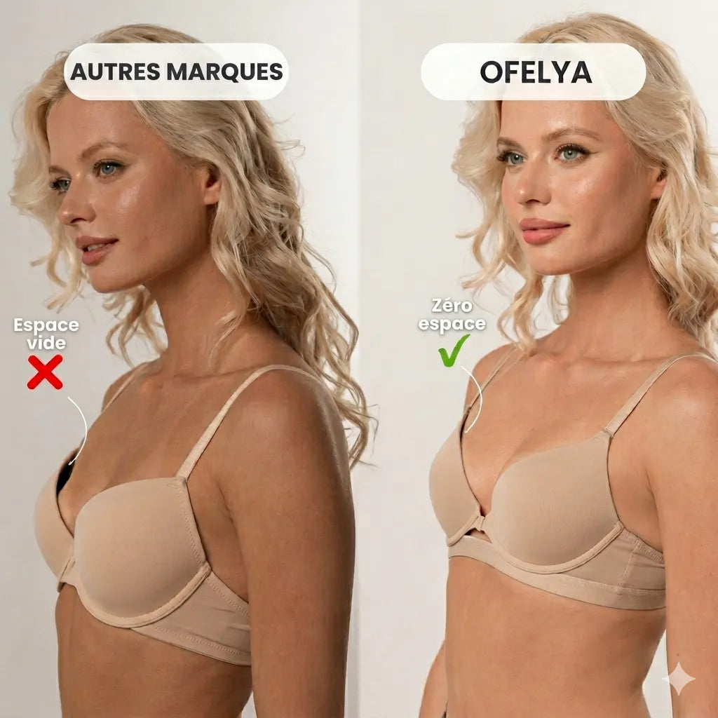 SOUTIEN-GORGE OFELYA™| SPECIAL AA-C PUSH-UP NATUREL, MAINTIEN PARFAIT, ZÉRO ESPACE VIDE